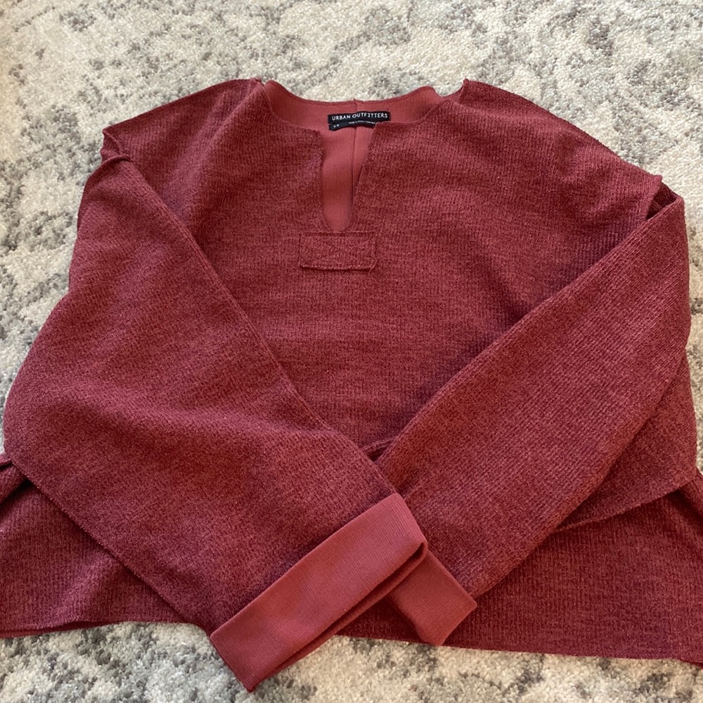 Urban outfitters notched neck sweater